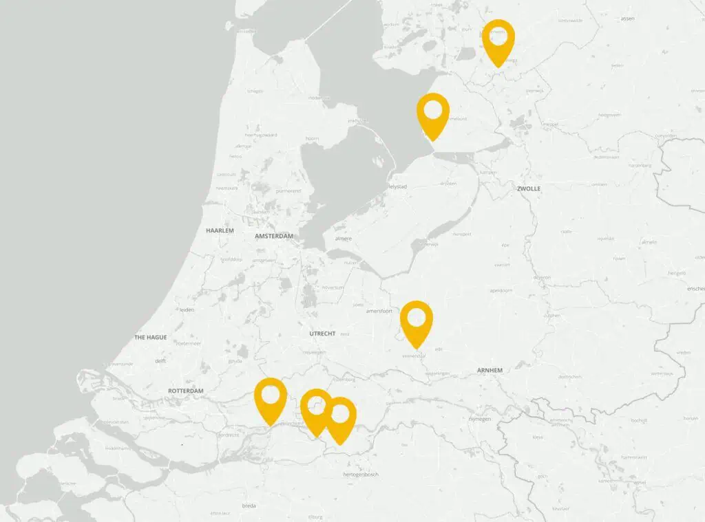 Profnorm vestigingen